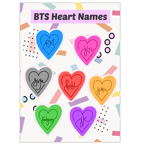 BTS Heart Names