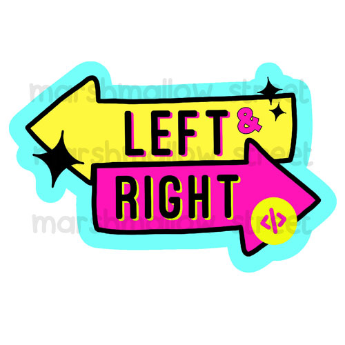 left & right